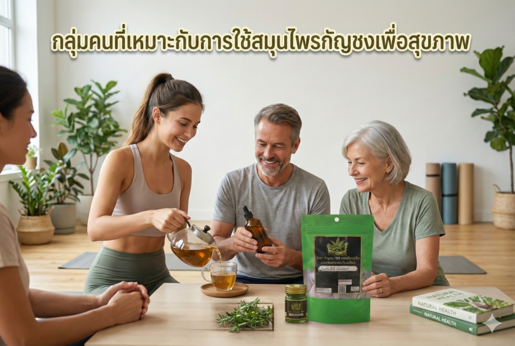 สมุนไพรกัญชงเหมาะกับใคร