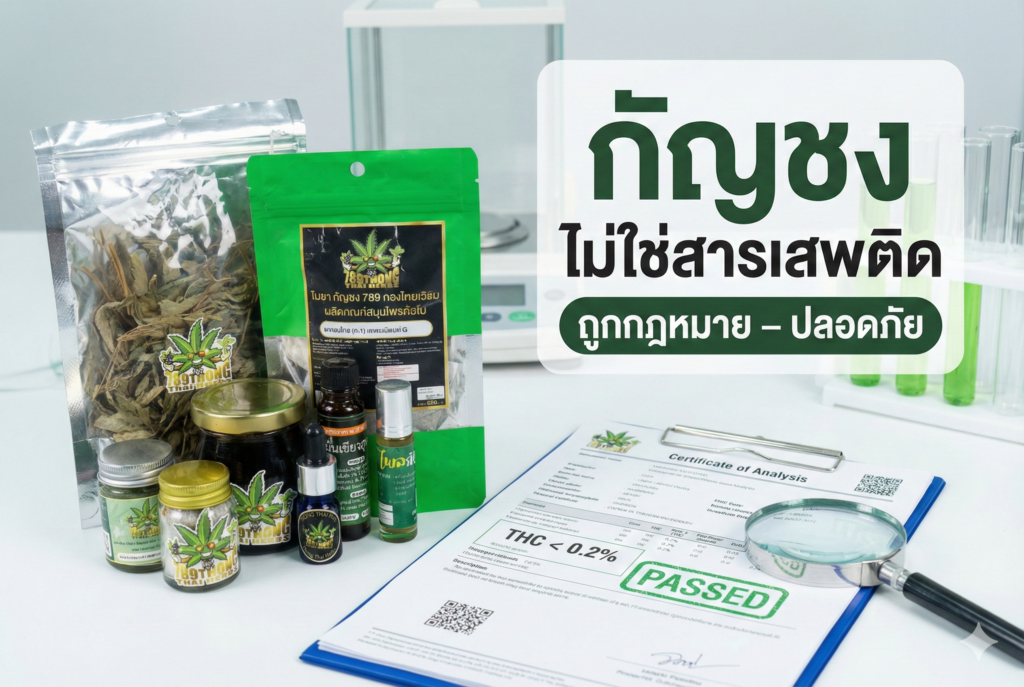 กัญชงไม่ใช่สารเสพติด