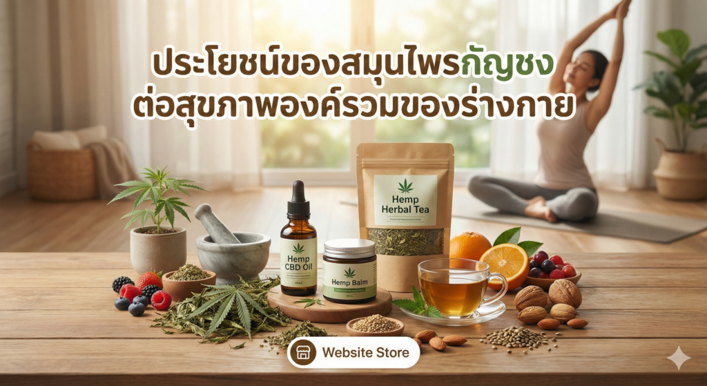 ประโยชน์ของสมุนไพรกัญชง