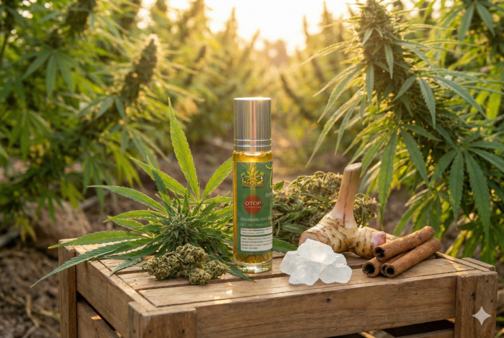 พิมเสนไพรกัญชง