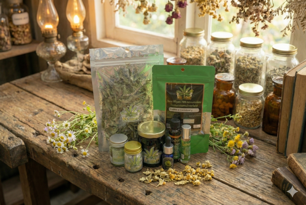 รวมสมุนไพรกัญชง