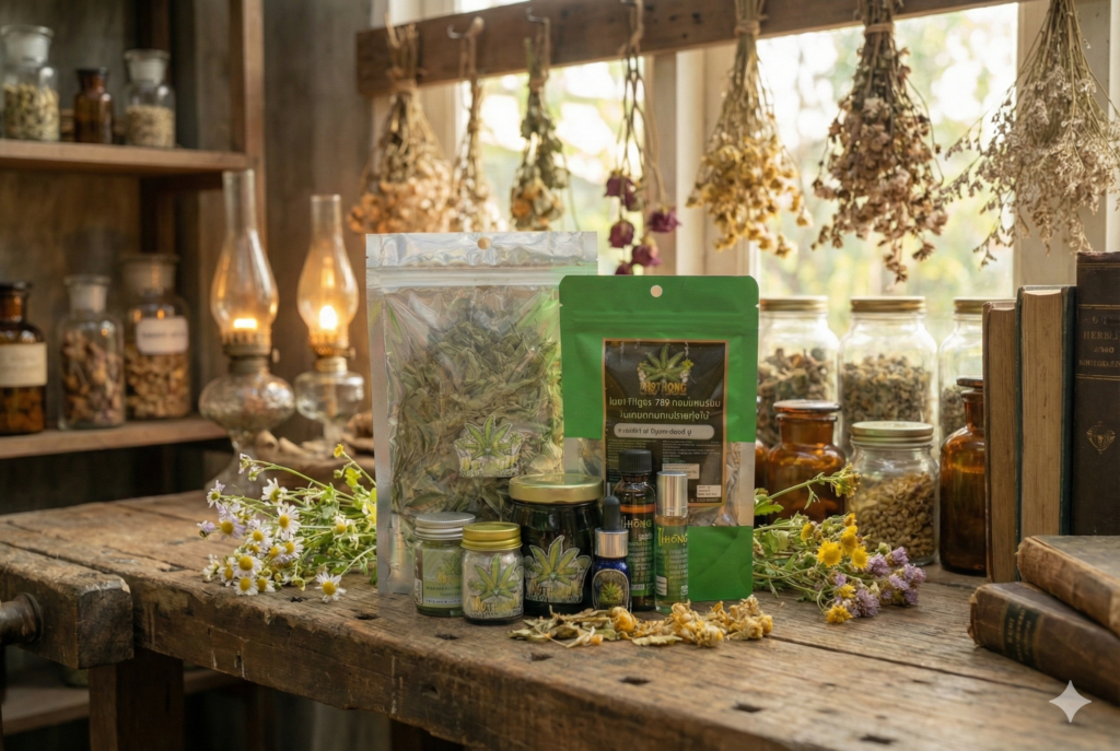 รวมสมุนไพรกัญชง