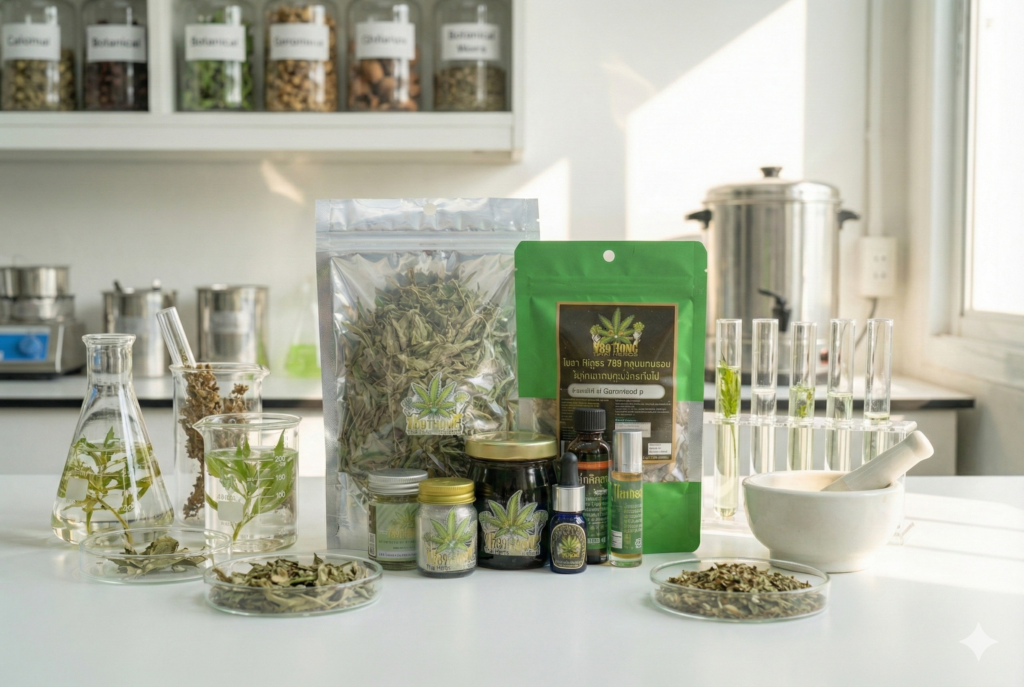 รวมสมุนไพรกัญชง
