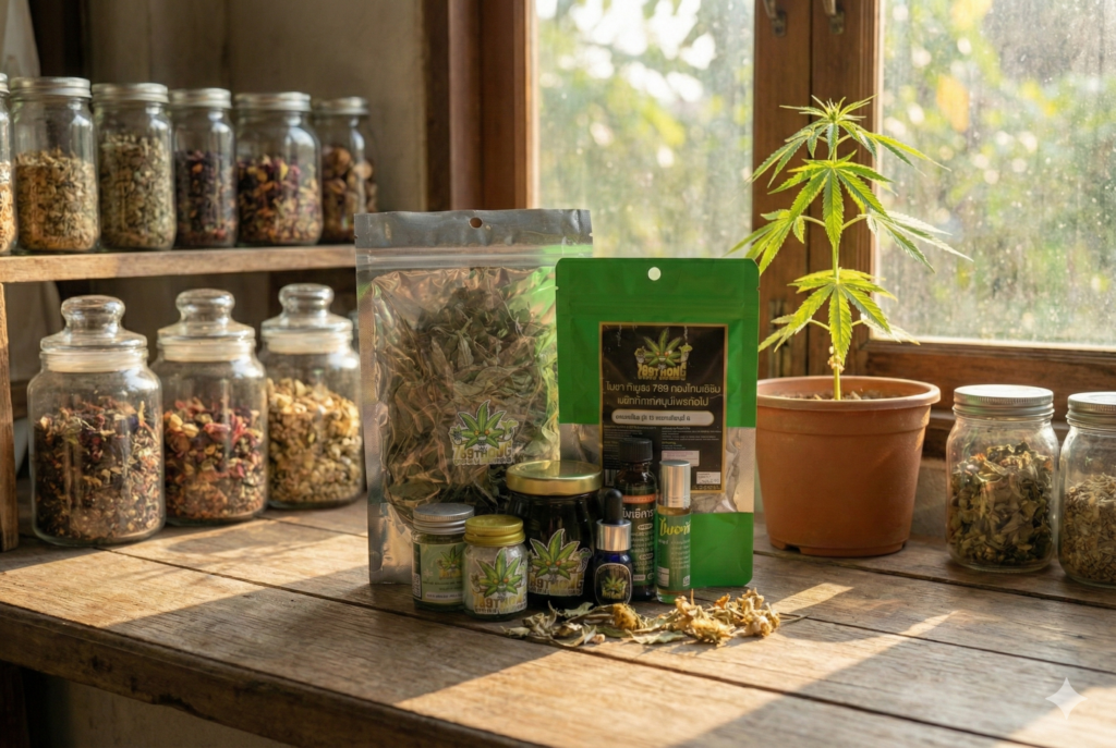 รวมสมุนไพรกัญชง