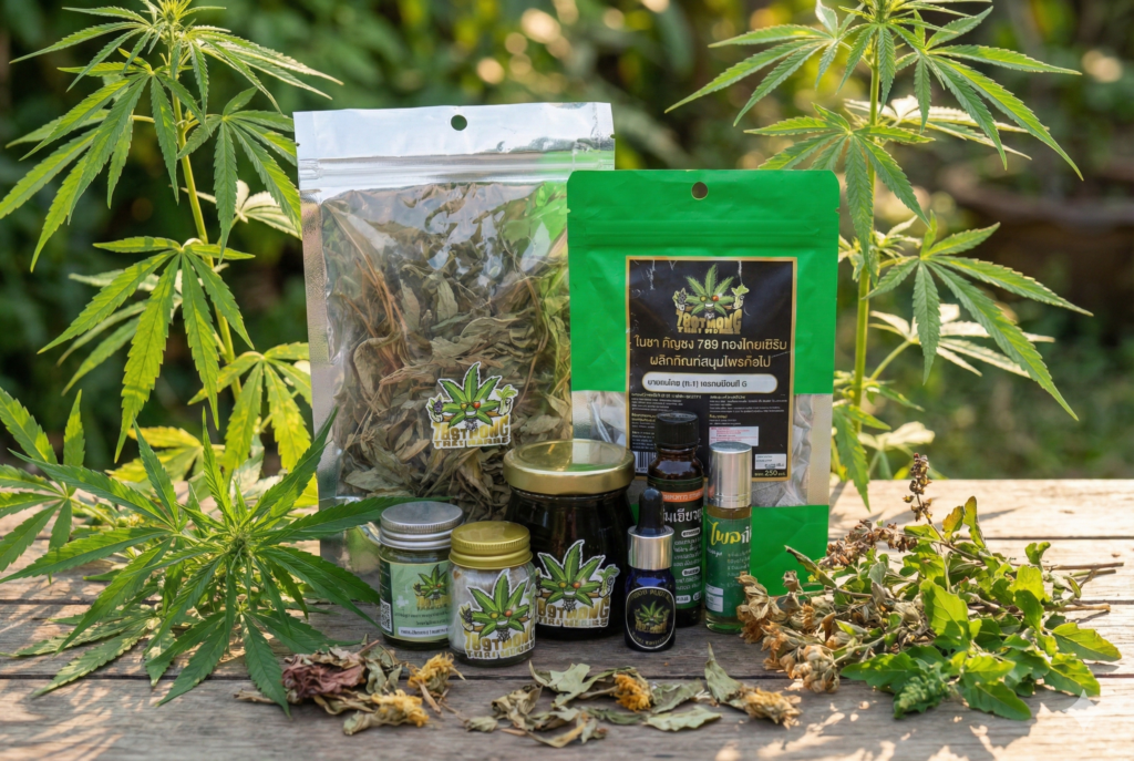 รวมสมุนไพรกัญชง