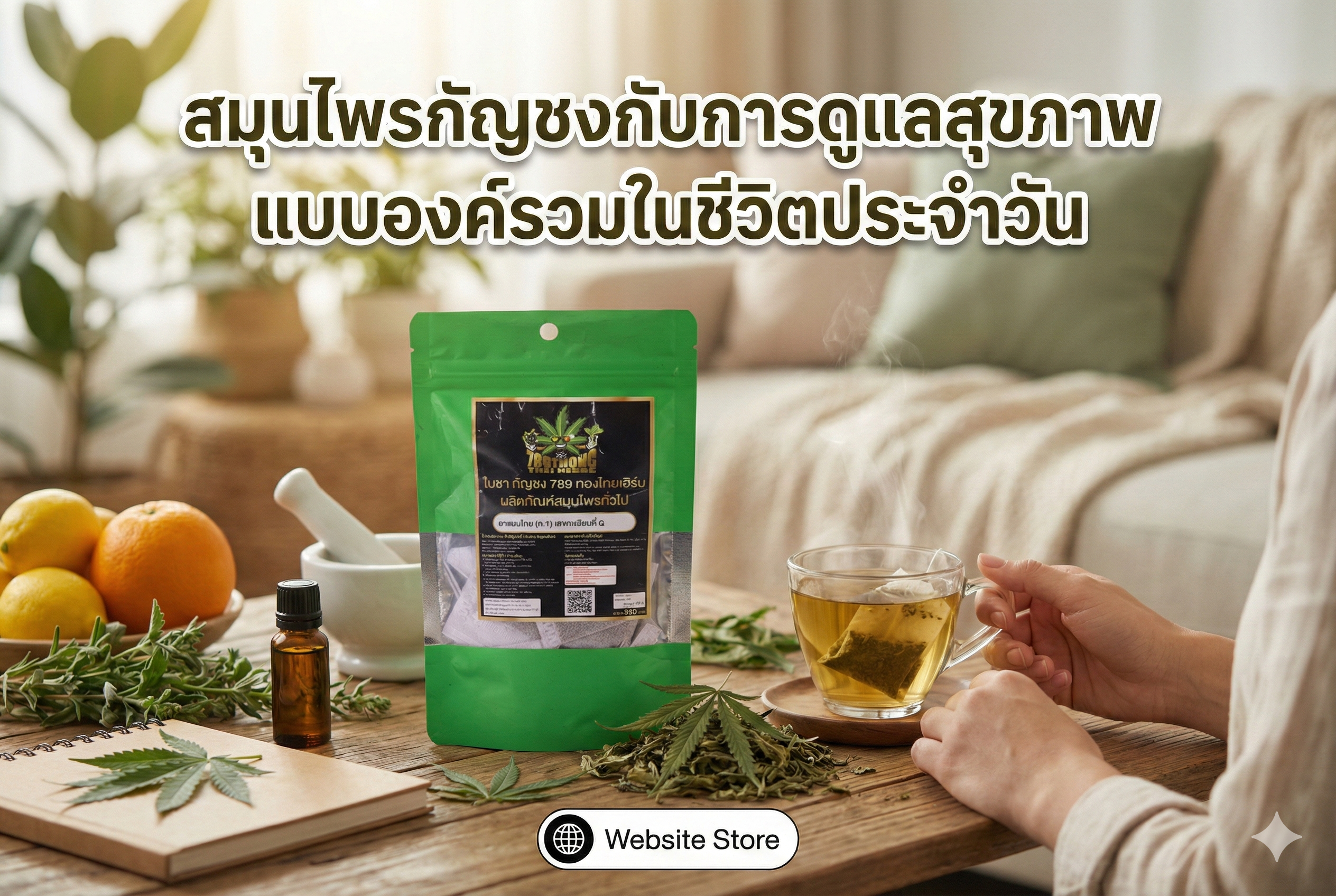 สมุนไพรกับกับการดูแลสุขภาพ