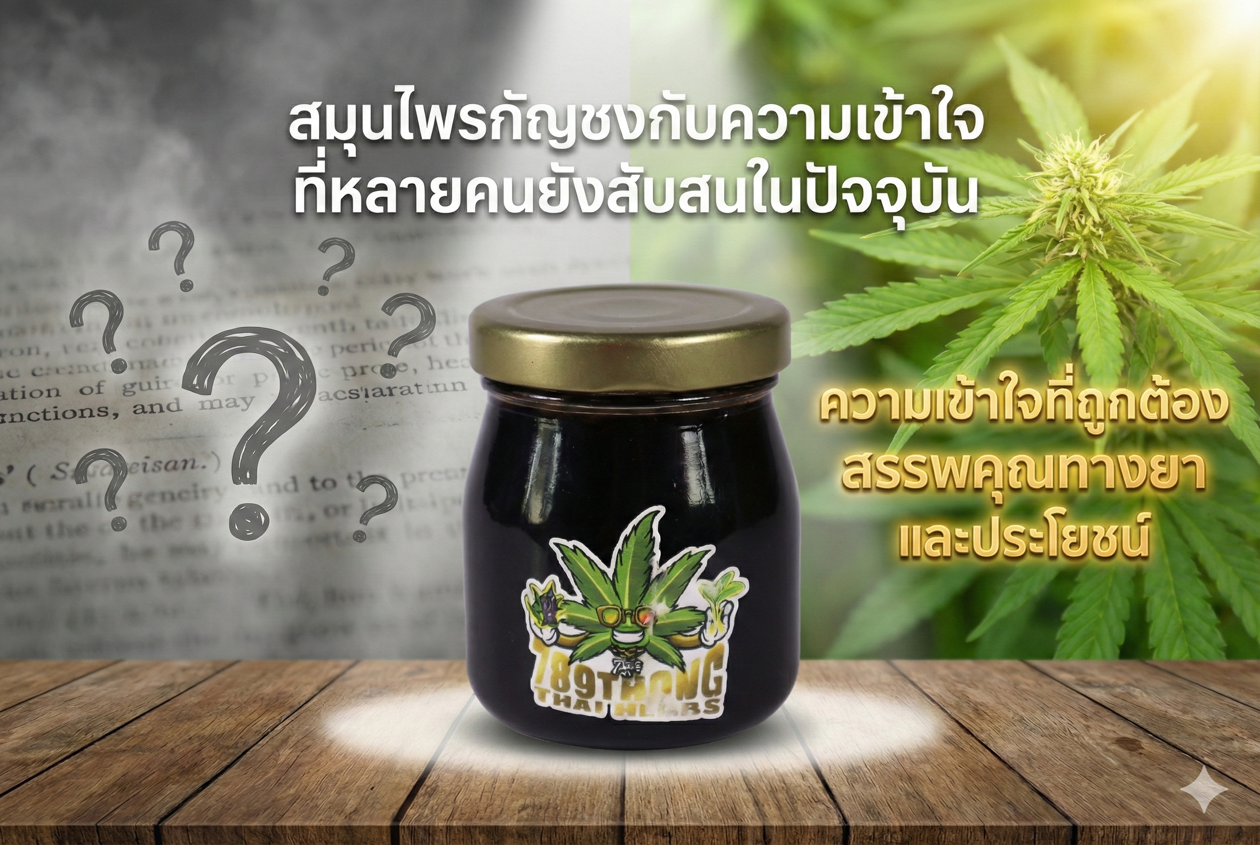 ความเข้าใจในสมุนไพรกัญชง