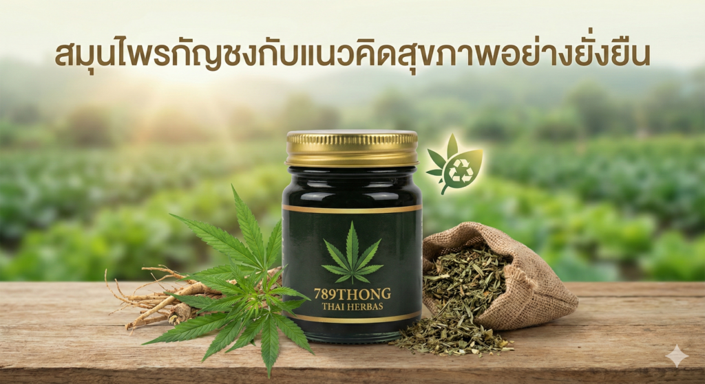 สมุนไพรกัญชงกับสุขภาพที่ยั่งยืน
