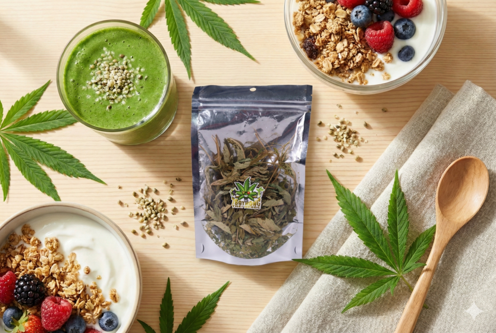 สมุนไพรกัญชงในอุตสาหกรรมอาหารสุขภาพ