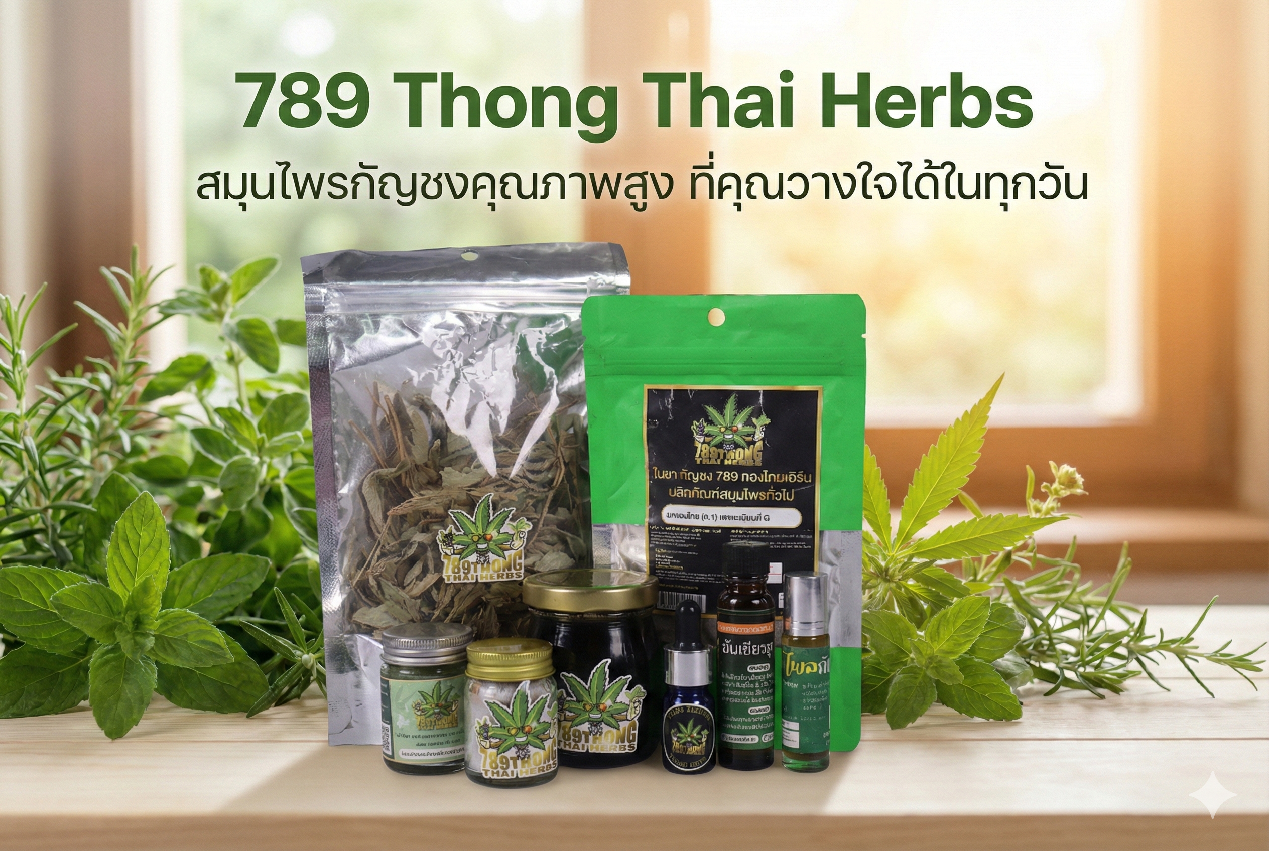 รวมสมุนไพรกัญชงของ789