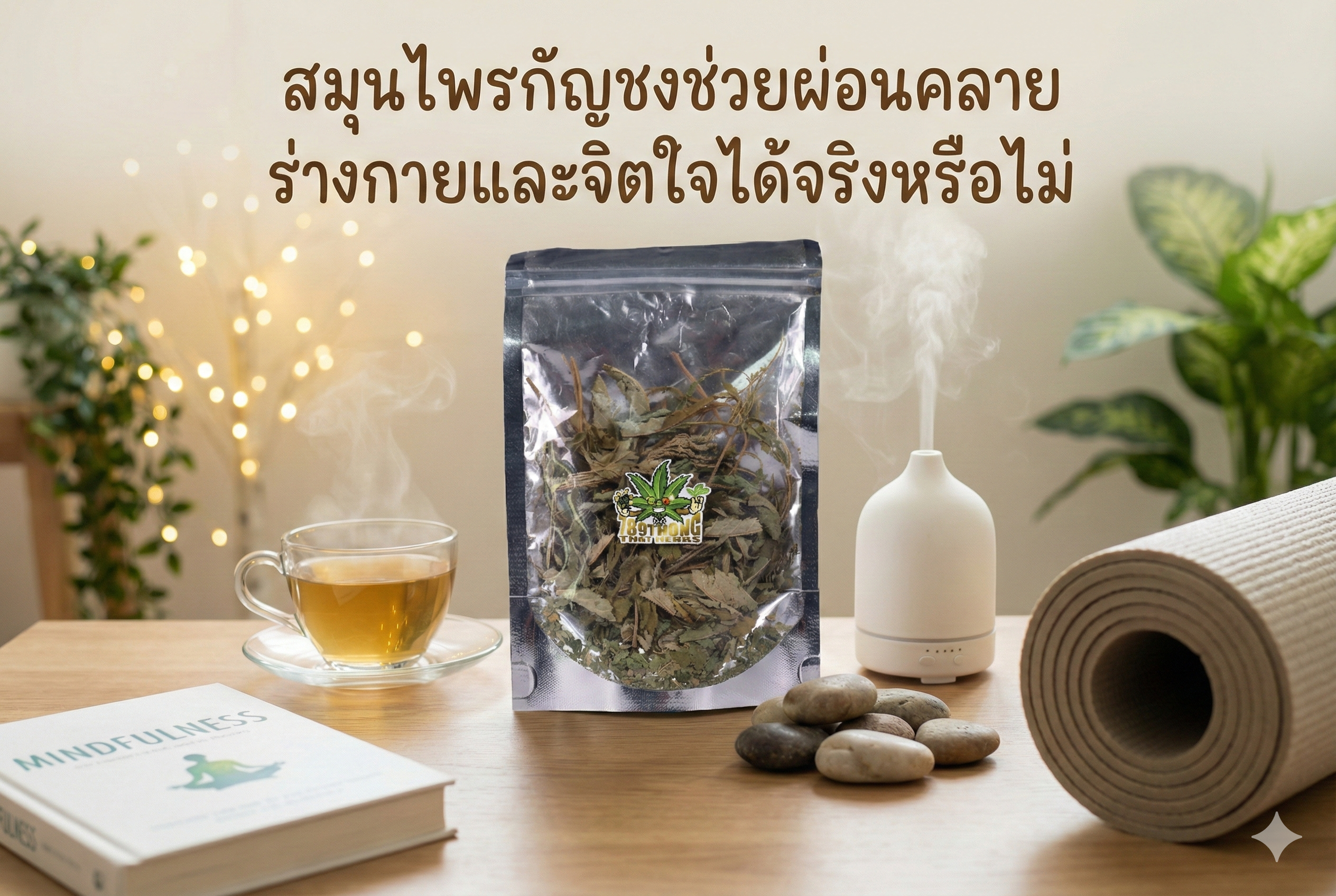 สมุนไพรกัญชงช่วยผ่อนคลาย