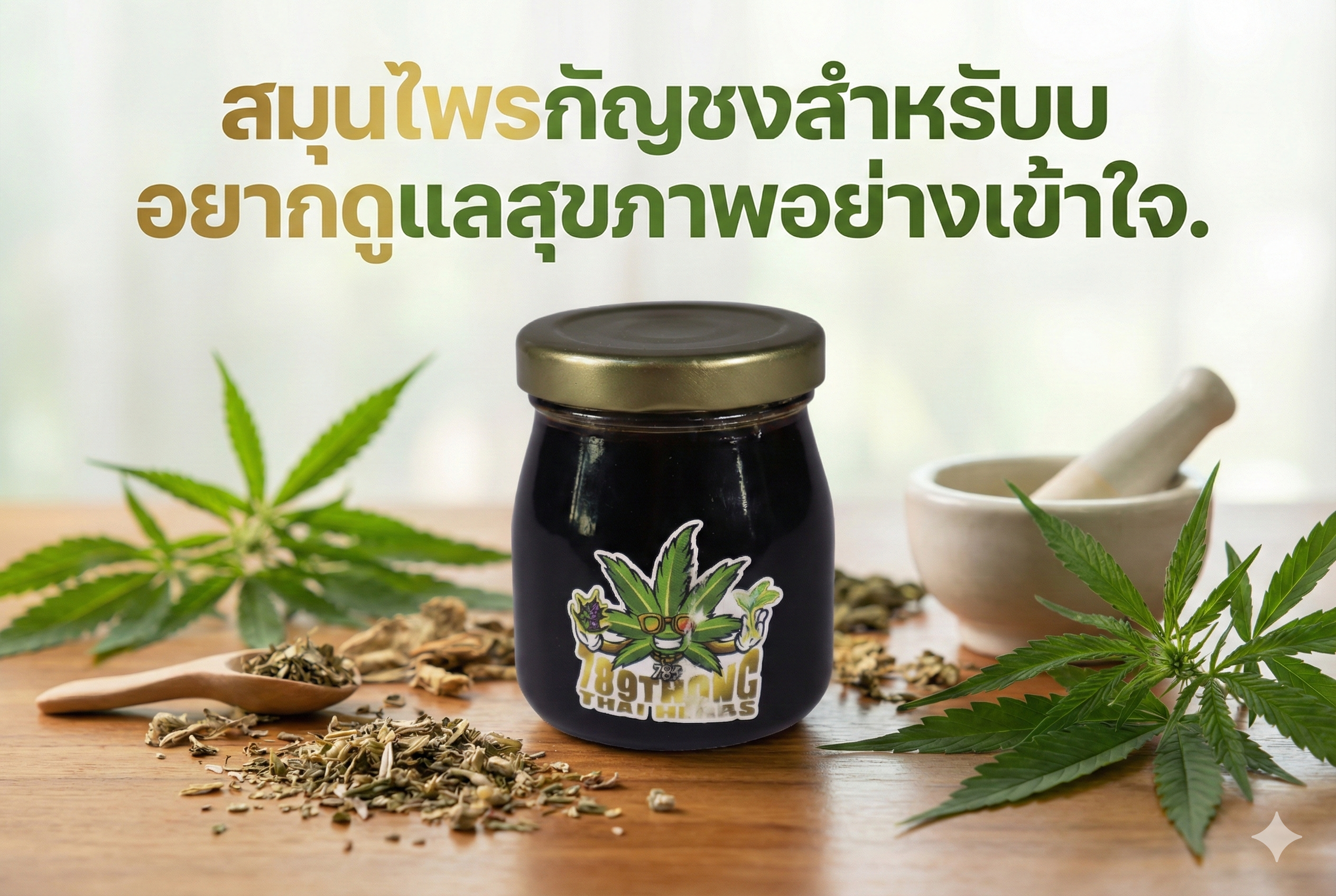 สมุนไพรกัญชงสำหรับคนรักสุขภาพ