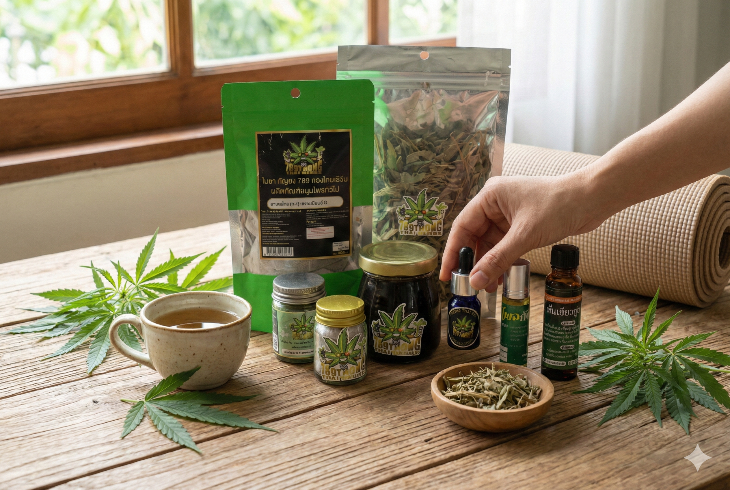 สินค้าสมุนไพรกัญชง 789 ทองไทยเฮิร์บ สำหรับคนรักสุขภาพ