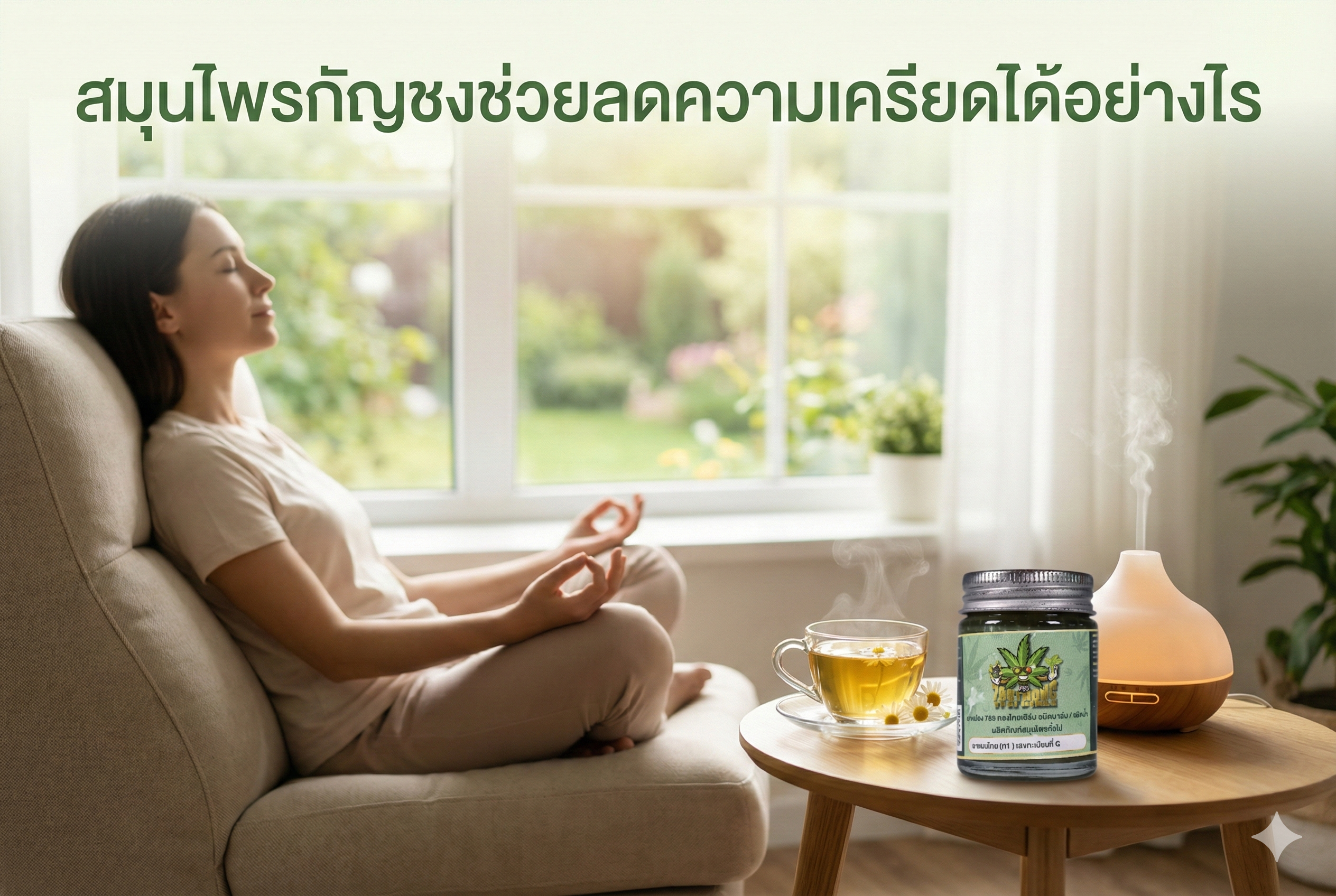 สมุนไพรลดความเครียด