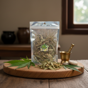 ใบกัญชงอบแห้ง