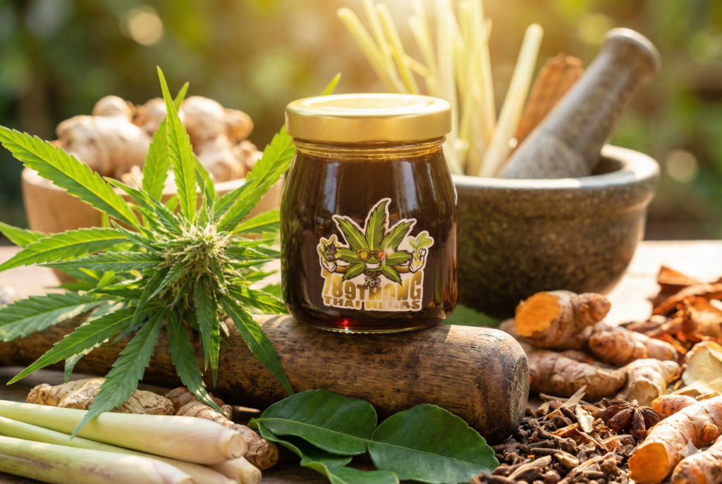 กัญชงดองน้ำผึ้ง