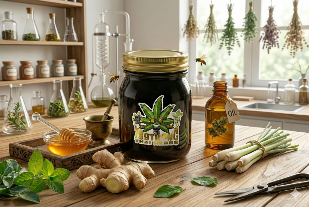 กัญชงดองน้ำผึ้ง