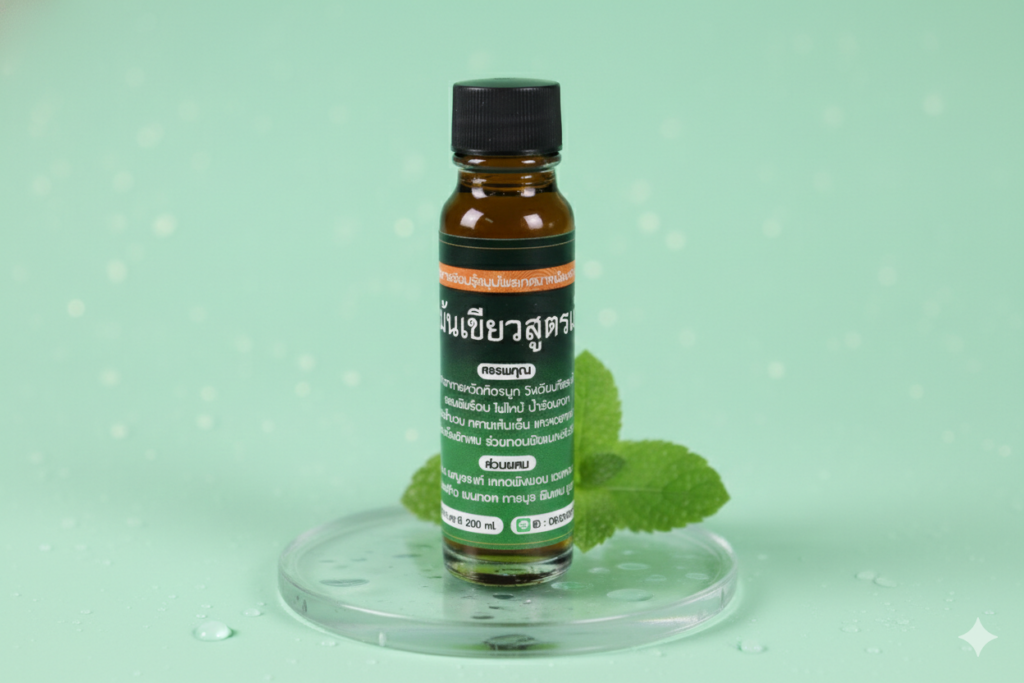 น้ำมันเขียวสูตรเย็น