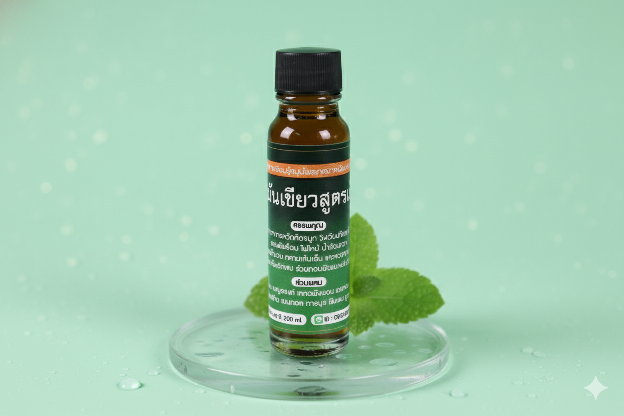 น้ำมันเขียวสูตรเย็น