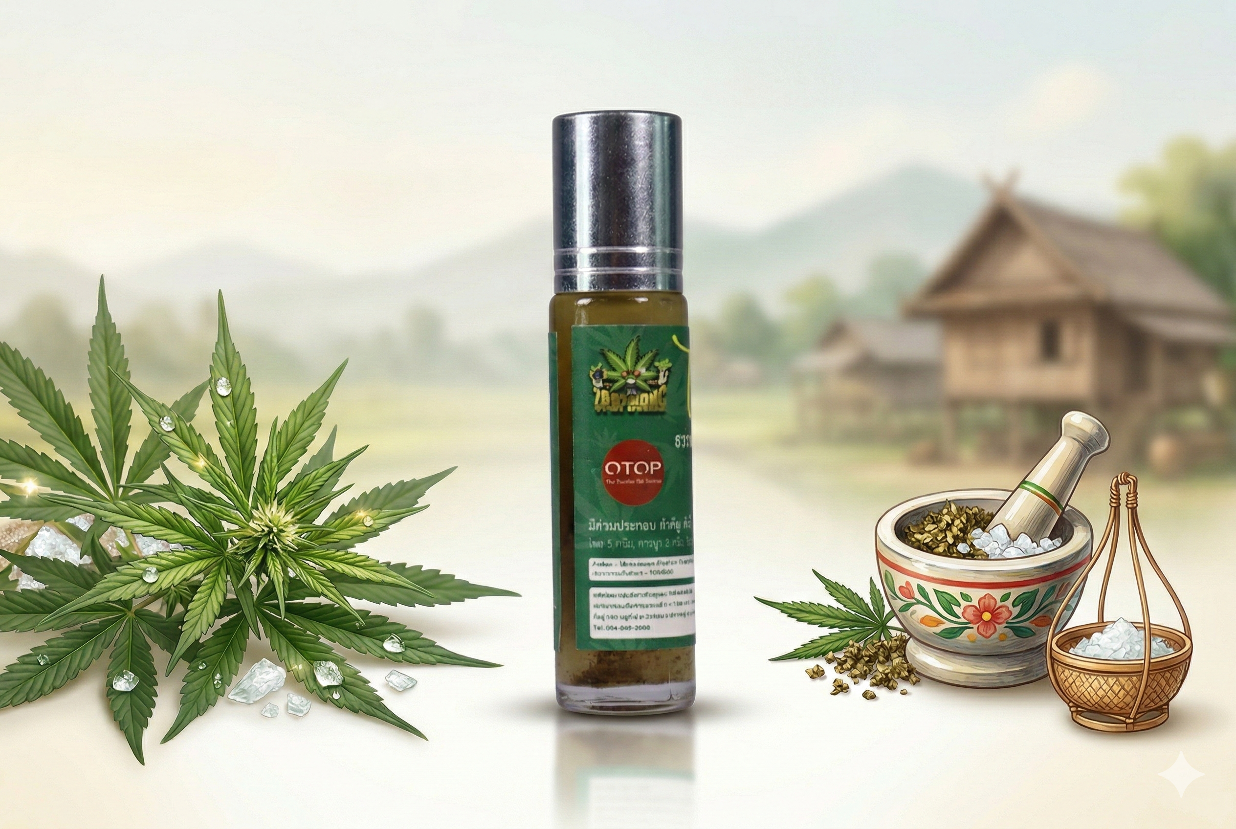 พิมเสนไพรกัญชง