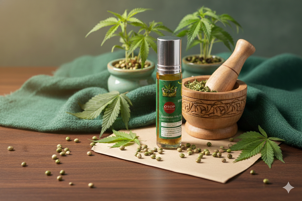 พิมเสนไพรกัญชง