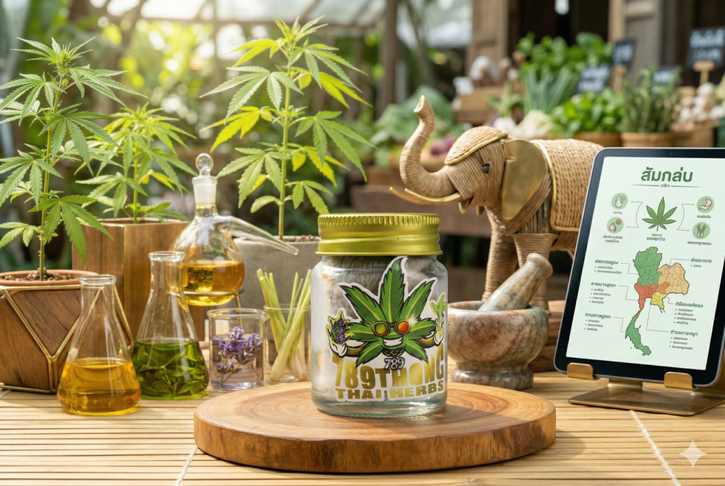 ยาดมสมุนไพรกัญชง