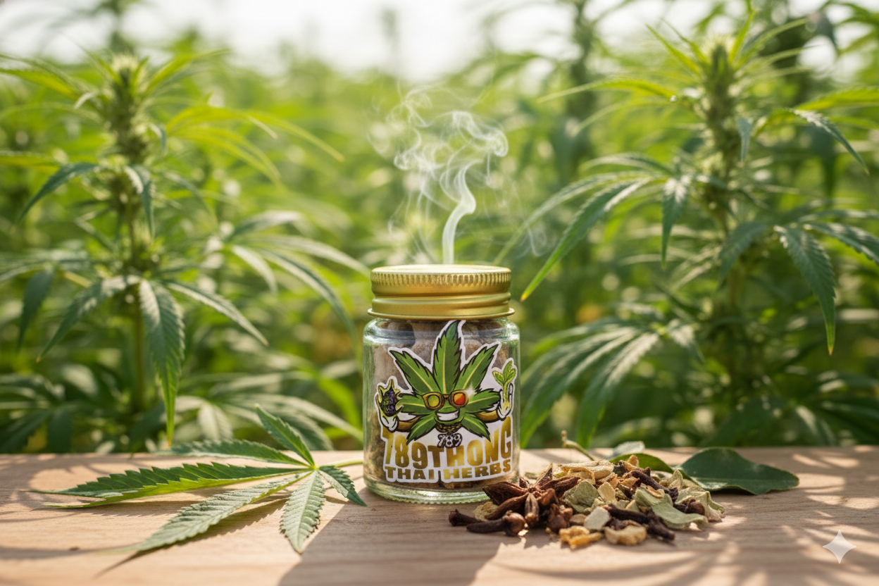 ยาดมสมุนไพรกัญชง