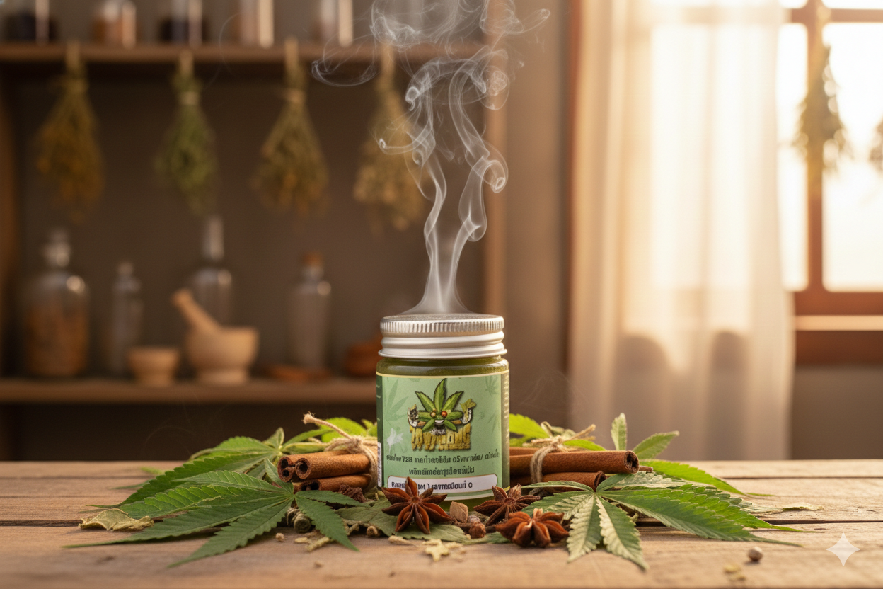 ยาหม่องสมุนไพรกัญชง 789