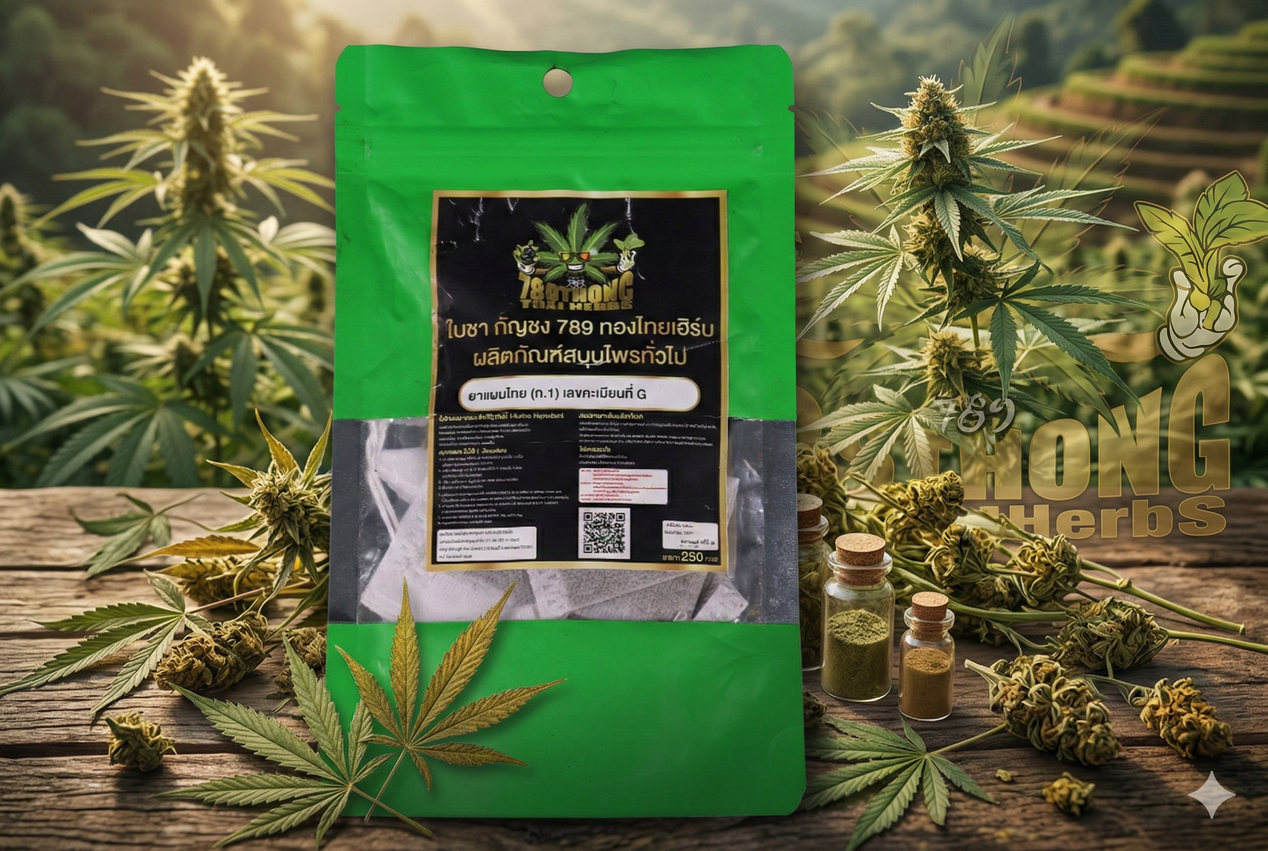 ใบชากัญชง