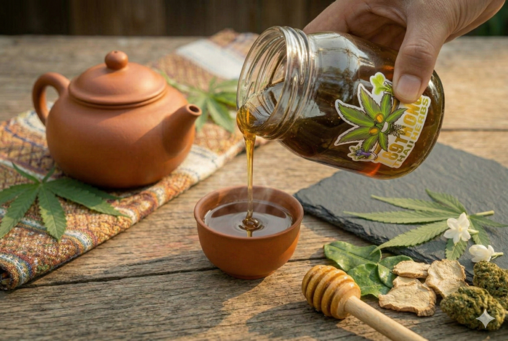 กัญชงดองน้ำผึ้ง