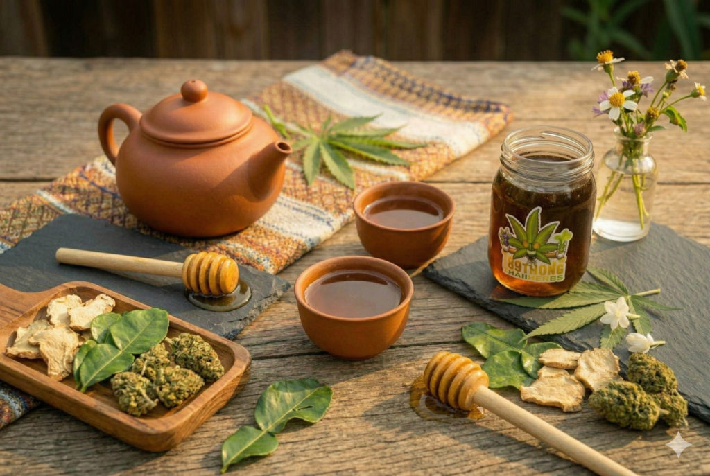 กัญชงดองน้ำผึ้ง