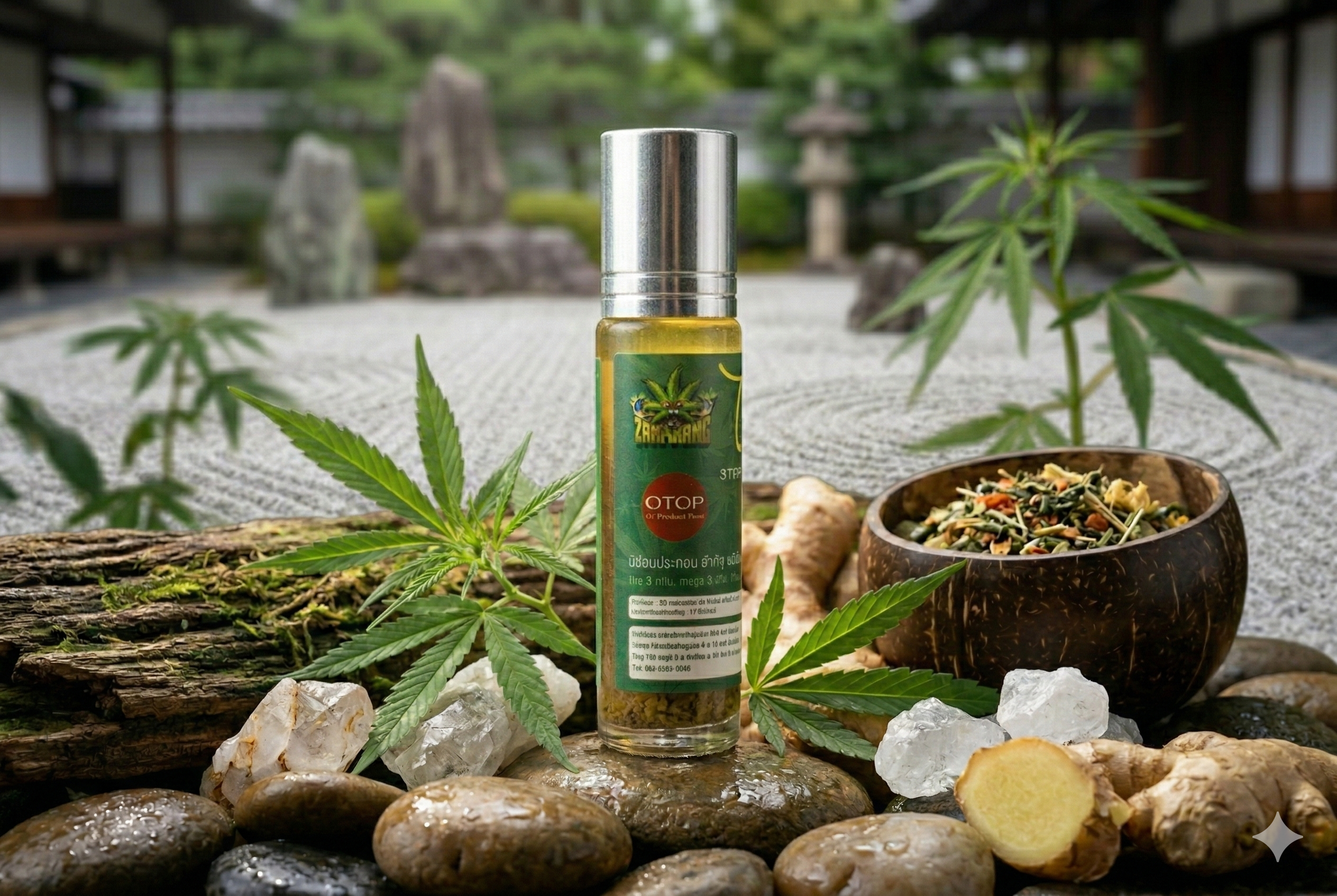 พิมเสนไพรกัญชง