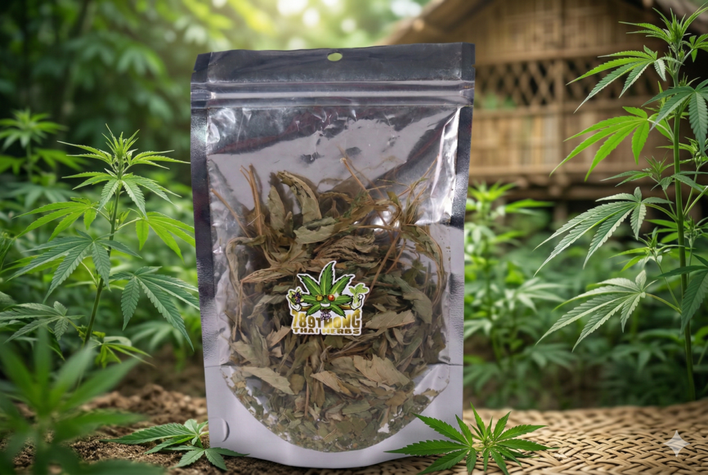 ใบกัญชงอบแห้ง