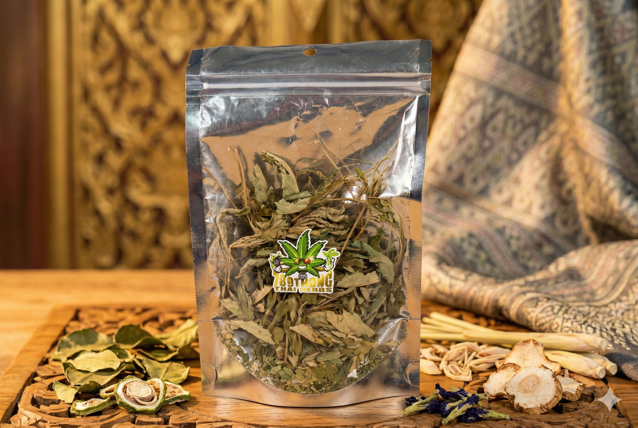 ใบกัญชงอบแห้ง