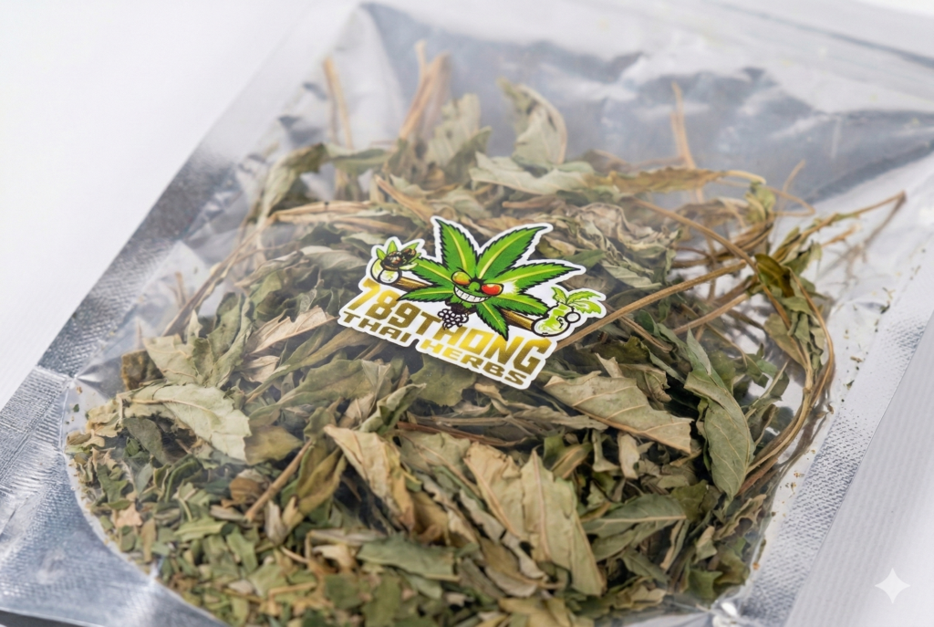 ใบกัญชงอบแห้ง