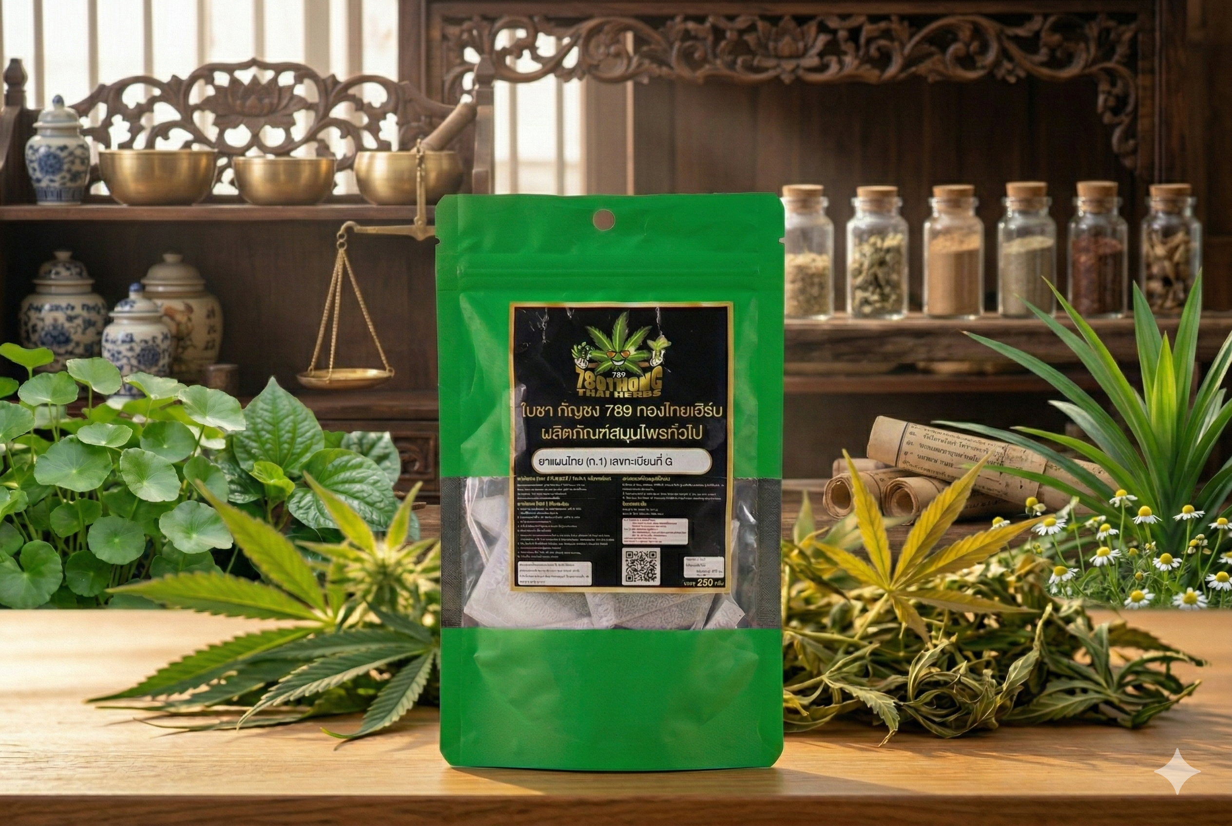 ใบชากัญชง