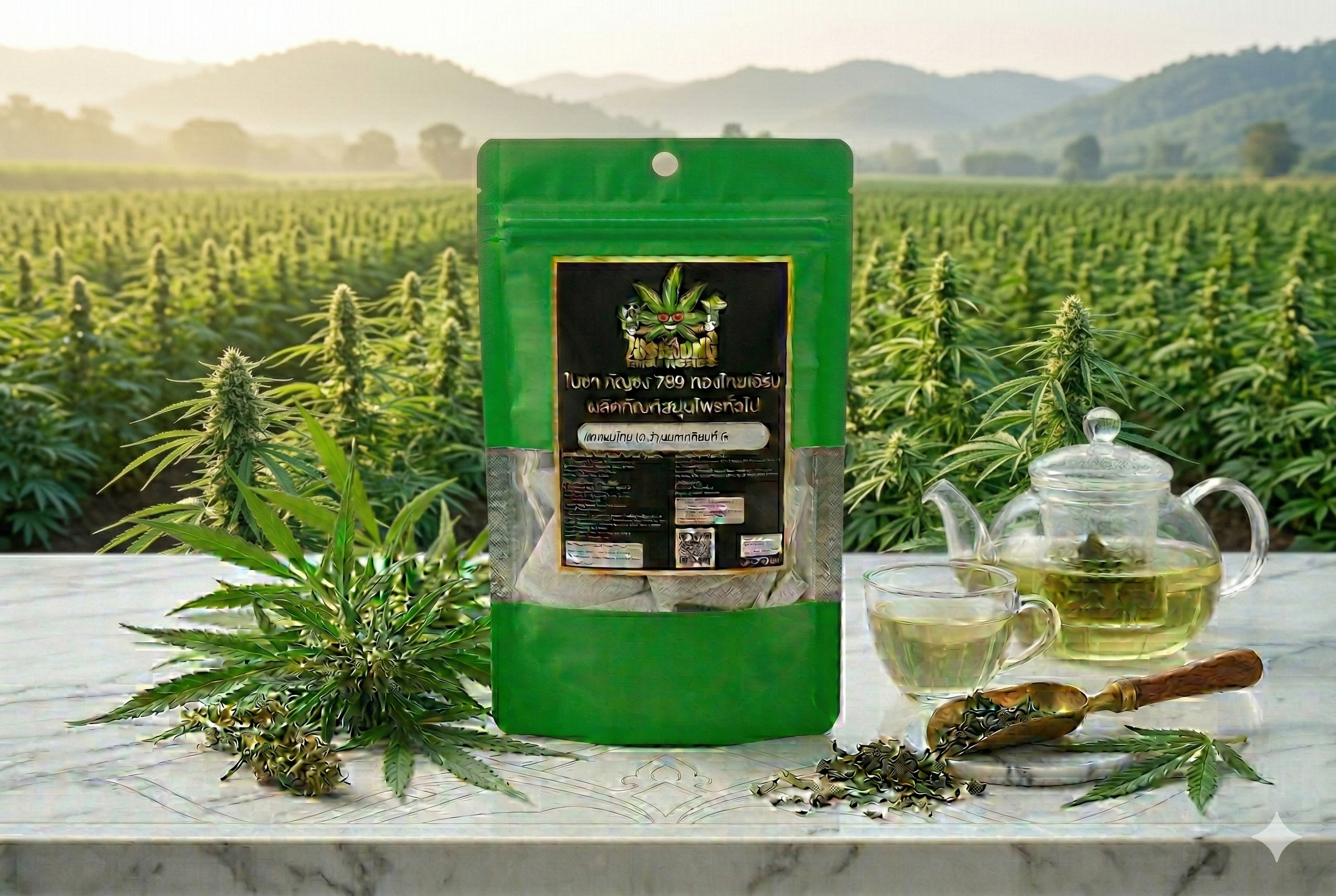 ใบชากัญชง