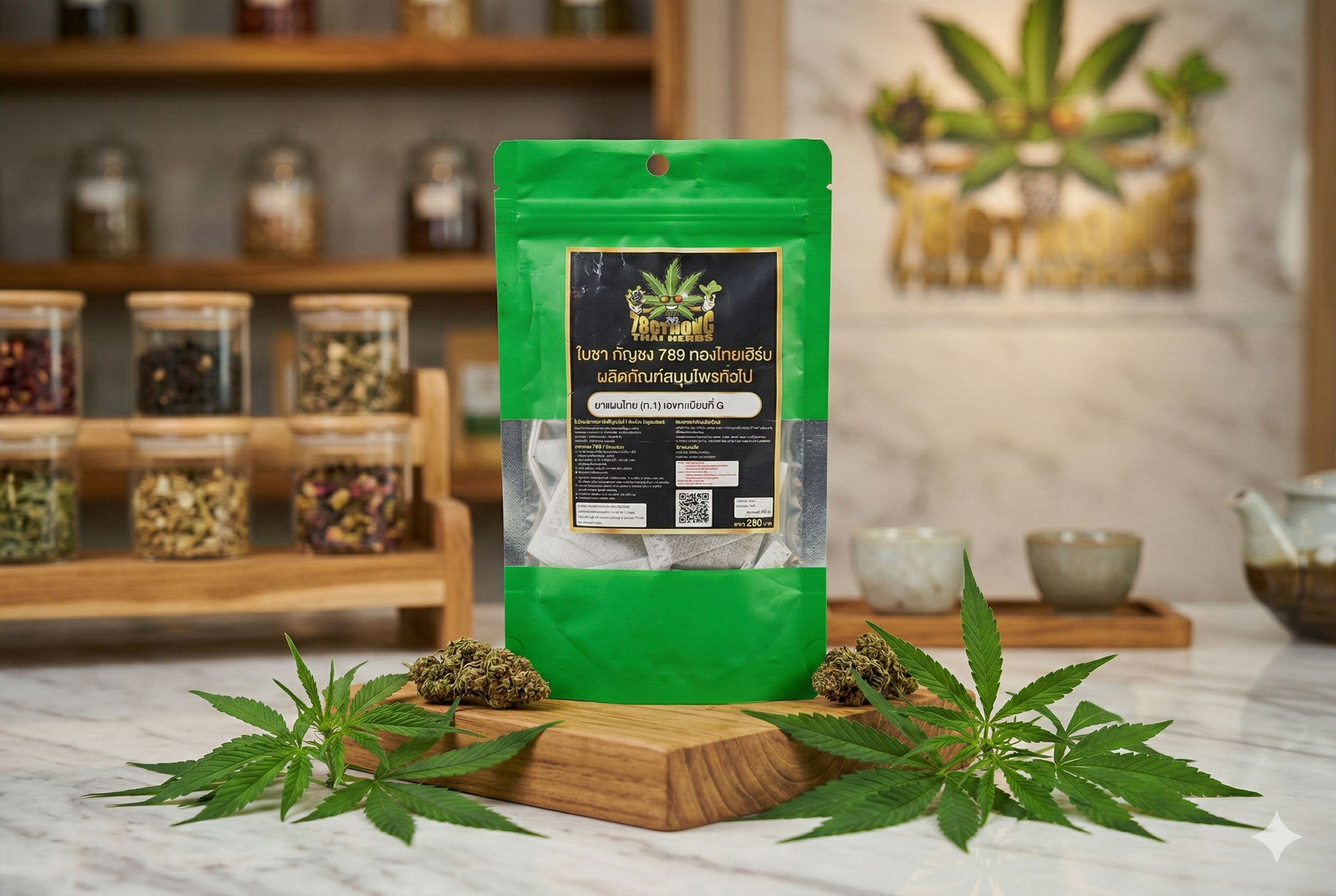 ใบชากัญชง